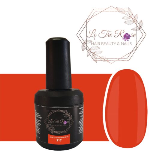 Semipermanente rosso aranciato 317     10ml