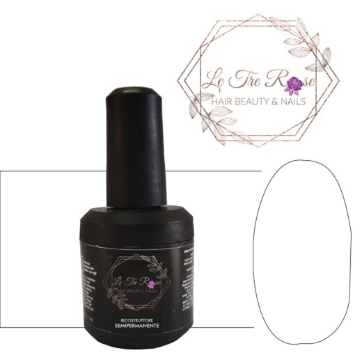 Base ricostruttore semipermanente BIANCO LATTIGINOSO15ml
