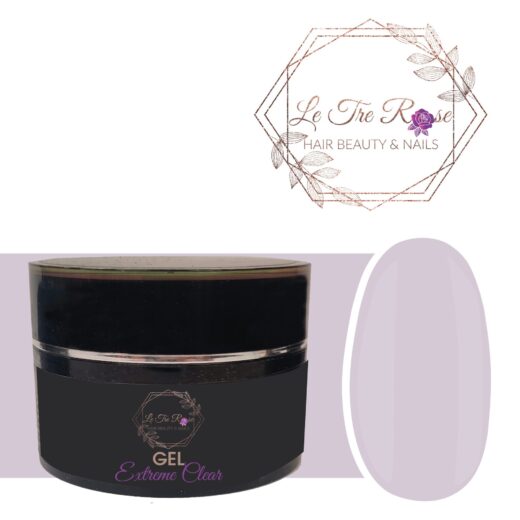 LE TRE ROSE GEL EXTREME CLEAR 50ML omaggio lucido super gloss 15ml