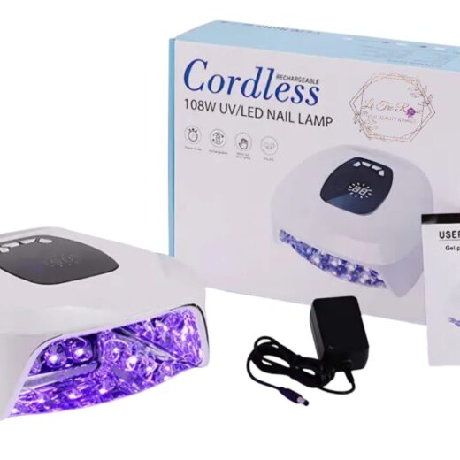 LAMPADA NAILS CORDLESS 180W UV/LED COLORE NERO